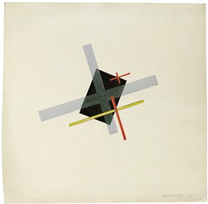 Collage mit schwarzem Zentrum, 1922