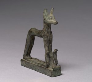 Schakal, 664-30 v. Chr. von Late Period Egyptian