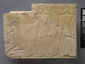 Priester, die Begräbnisriten durchführen, ca. 667-647 v. Chr. von Late Period Egyptian