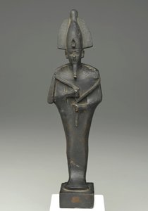Stehende mumienförmige Figur des Osiris, 664-332 v. Chr. von Late Period Egyptian