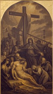 Die Kreuzabnahme Christi von Lattanzio Querena
