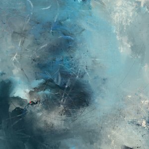 Abstrakte Ozeanblues