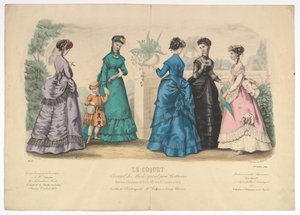 Le Coquet, Nr. 22, aus Journal des Modes Spécial pour Couturières