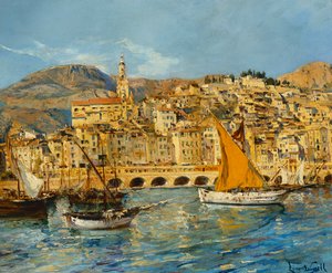 Hafen von Menton