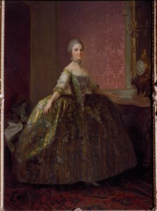 Porträt von Marie Louise von Bourbon-Parma (1751-1819) von Laurent Pecheux
