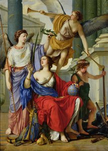 Allegorie der Regentschaft von Anna von Österreich, 1648