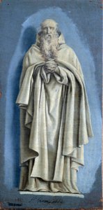 Der betende Heilige Romuald. Gemälde von Laurent de La Hyre, 17. Jahrhundert von Laurent de la Hyre