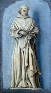 Saint Etienne de Grammont hält einen Ring in der rechten Hand