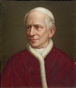 Porträt von Papst Leo XIII, 1892 von Laurenz Schäfer