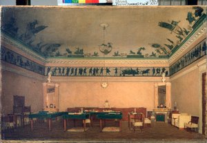 Das Arbeitszimmer von Kaiser Alexander I. von Lavr Kuzmich Plakhov