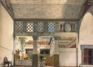 Innenraum des Hauses von Gaius Marcius von Lawrence Alma Tadema