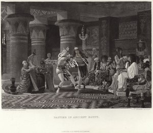 Zeitvertreib im alten Ägypten von Lawrence Alma Tadema