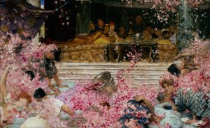 Studie für Die Rosen des Heliogabalus, ca. 1888 von Lawrence Alma Tadema