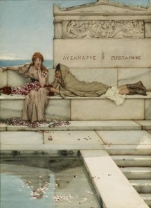 Xanthe und Phaon von Lawrence Alma Tadema