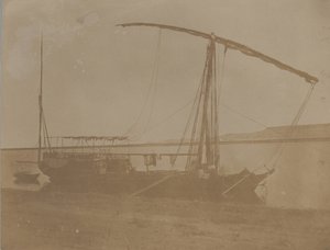 Nilboot, Ägypten, 1851 von Leavitt Hunt.
