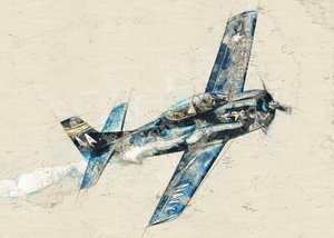 Blauer Kriegsflieger Flug