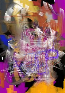 Chaotische moderne Abstraktion