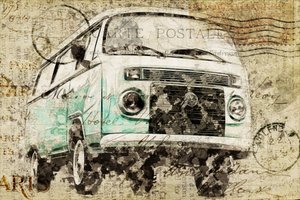 Nostalgischer Reisevan