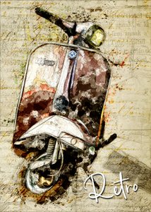 Retro-Roller-Reise