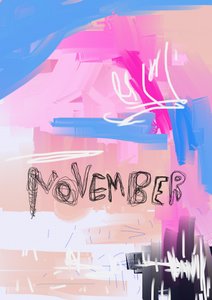 Lebendiger November Abstrakt