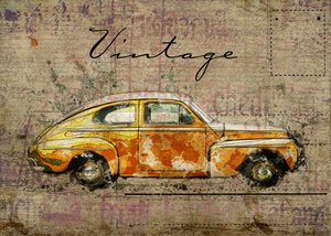 Vintage Orange Auto