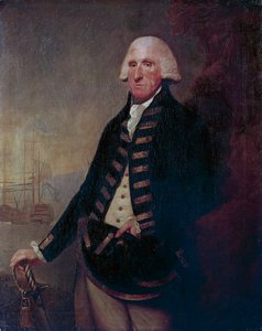 Porträt von Sir Samuel Hood, I. Viscount Hood von Lemuel Francis Abbott