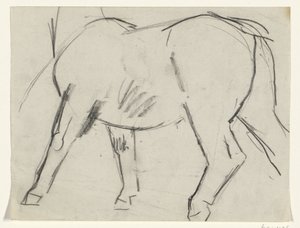 Körper eines Pferdes von Leo Gestel