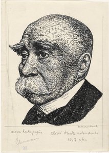 Porträt von George-Eugène-Benjamin Clemenceau