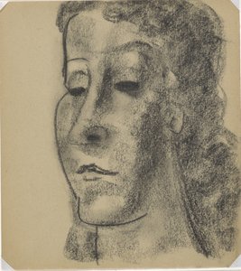 Porträt einer Frau, dreiviertel nach links von Leo Gestel