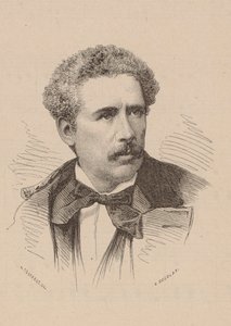 Porträt des Komponisten Olivier Métra 1830-1889 von Leon Alexandre Tourfaut