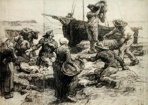 Sortieren des Fangs von Leon Augustin Lhermitte