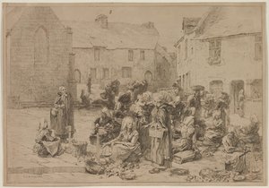 Der Apfelmarkt in Landerneau