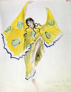 Eine Schäferin von Bakst: Kostüm von „Daphnis und Chloé“ von Michel Fokine