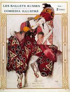 Kostümentwurf für Nijinsky im Ballett 