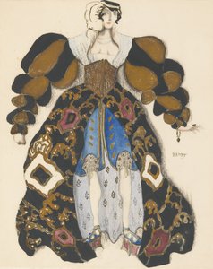 Kostümentwurf für das Ballett Die Legende von Joseph von R. Strauss