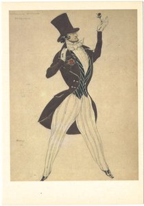 Kostümentwurf für das Ballett Carnaval von R. Schumann, 1910
