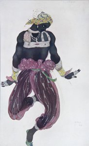 Kostümentwurf für das Ballett Scheherazade von N. Rimski-Korsakow, 1910 von Leon Bakst