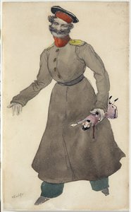 Kostümentwurf für das Ballett Die Feenpuppe von J. Bayer, 1903 von Leon Bakst