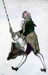 Kostüm für Rinaldo, aus Die gutgelaunten Damen von Leon Bakst