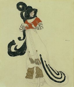 Kostümentwurf für eine Verkleidung, ca. 1914
