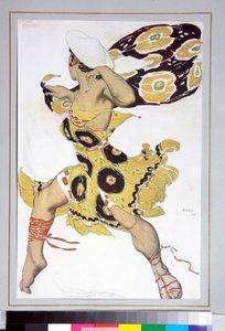 Phobos. Kostüm für das Ballett „Narziss“ von Leon Bakst