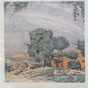 Bühnenbild für das Ballett Hélène de Sparte von E. Verhaeren und D. de Séverac, 1912