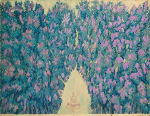 Bühnenbild für das Ballett Dornröschen von P. Tschaikowski, 1921 von Leon Bakst