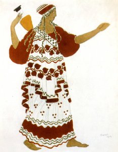 Der Nachmittag eines Fauns von Claude Debussy, Kostüm von Léon Bakst