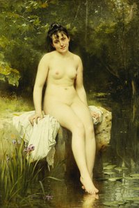 Der Badende von Leon Bazile Perrault