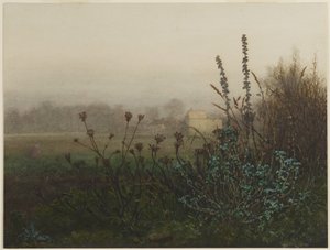 Ländliche Landschaft von Léon Bonvin