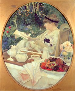 Tee im Garten, 1910