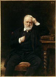 Porträt des französischen Schriftstellers Victor Hugo (1802-1885). Gemälde von Leon Joseph Bonnat (1833-1922) 19. Jahrhundert Versailles, Schlossmuseum