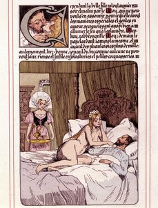 Illustration des Romans „La Mye du Roy“ von Honoré de Balzac