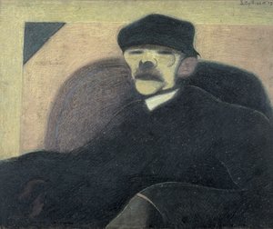 Der Mann mit dem roten Ohr, Porträt von Gorki